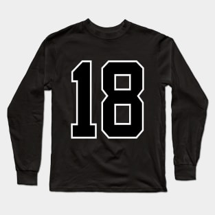 Number 18 Long Sleeve T-Shirt